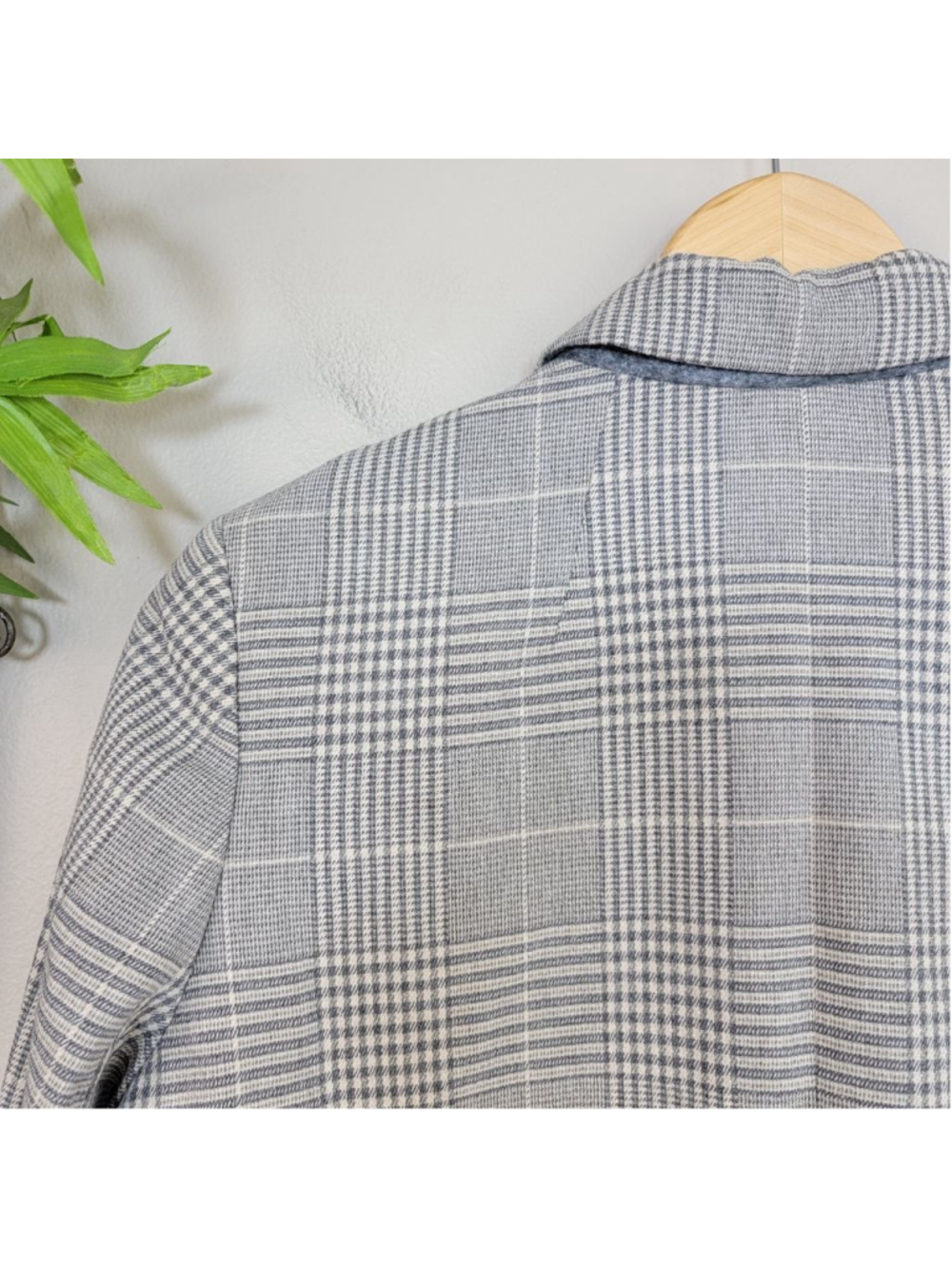 Madewell S Dorset Blazer Galloway Plaid Double Button Notched Collar Oversized - Picture 8 of 12